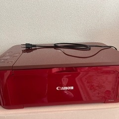 【訳あり】Canon プリンター　MG3630 赤