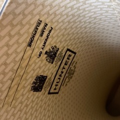 《sold out》HUNTER ORIGINAL GLOSS TALL W23616 38 新品未使用品 ネイビんーの画像