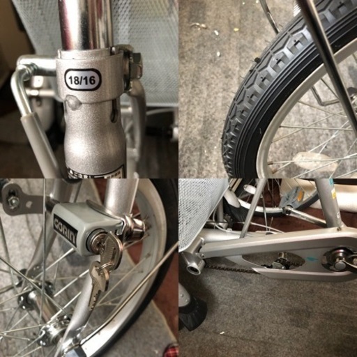 アサヒ自転車　LW-18TD 3輪自転車　公道2回程度走行距離5km未満　美品　大阪市淀川区より