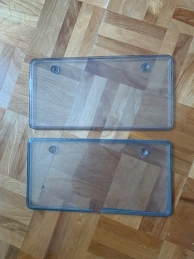 ナンバープレートカバー、スモーク