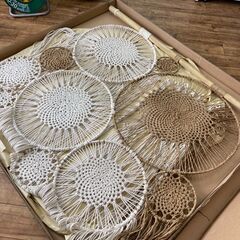 ▼値下げ▼ West Elm マクラメ ウォールアート インテリア雑貨 手織りのタペストリー 参考価格78,000円💳自社配送時🌟代引き可💳※現金、クレジット、スマホ決済対応※の画像