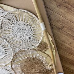 ▼値下げ▼ West Elm マクラメ ウォールアート インテリア雑貨 手織りのタペストリー 参考価格78,000円💳自社配送時🌟代引き可💳※現金、クレジット、スマホ決済対応※の画像