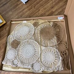 ▼値下げ▼ West Elm マクラメ ウォールアート インテリア雑貨 手織りのタペストリー 参考価格78,000円💳自社配送時🌟代引き可💳※現金、クレジット、スマホ決済対応※の画像