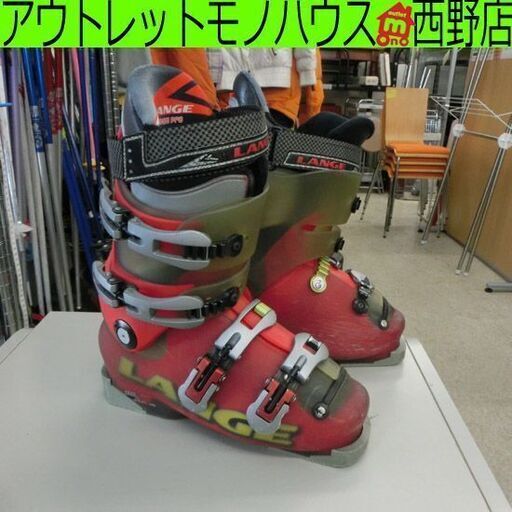 スキーブーツ LANGE 赤 24～24.5cm スキー靴 24.0 24.5 札幌 西野店