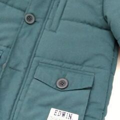アウター　EDWIN　青緑　130　未使用の画像