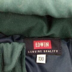 アウター　EDWIN　青緑　130　未使用の画像