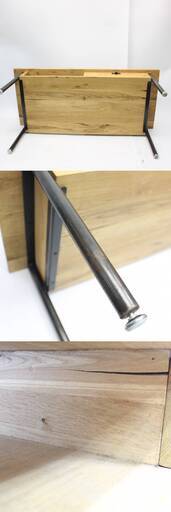 258)ノットアンティークス Knot Antiques モカ MOKA コーヒーテーブル 廃番 無垢材使用 CRASH GATE ク