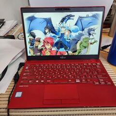 【値下げしました】富士通 LIFEBOOK FMVU75D2R 赤 