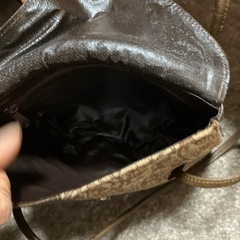 昭和レトロ小さめのコンビバックの画像