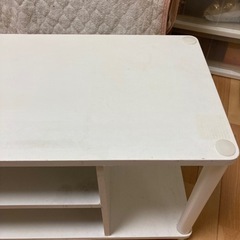 TV台　白　幅90 差し上げます。の画像