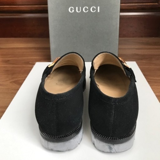 美品GUCCI Bee グッチ ビー ホースビットローファー ラグソール 厚底 GUCCI 厚底ビットローファー　36C