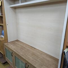 ★テレビボード 収納・飾り棚付き ナチュラルモダンの画像