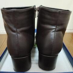 23.5 ブーツ レザー 合皮の画像