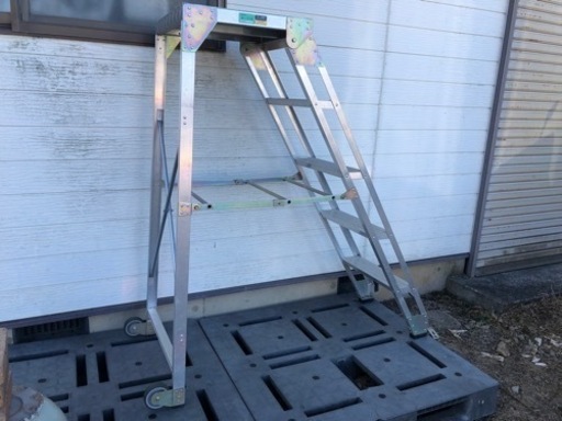 ナカオ作業踏み台5段1.5m