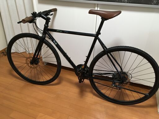 【商談中】2022年モデル FUJI FEATHER CX FLAT（フェザー CX フラット） 52cm El Black クロモリ