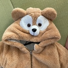 ●くまの着ぐるみ　ベージュ色の画像