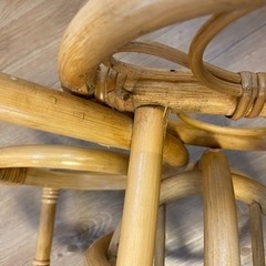 相談中【引き取り限定】ラタンプランタースタンド/籐家具の画像
