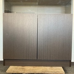 【中古品】ガラス窓キャビネット 202-5
