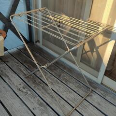 無印　洗濯物干し　アルミ室内物干し