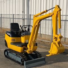 【Ｓ-0087】コマツ PC03-2　マイクロミニ油圧ショベル ミニユンボ バックホー 0.5tクラス　アワーメーター804h ガソリン式 左レバー