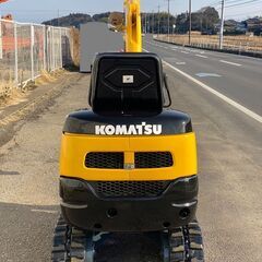 【Ｓ-0087】コマツ PC03-2　マイクロミニ油圧ショベル ミニユンボ バックホー 0.5tクラス　アワーメーター804h ガソリン式 左レバー