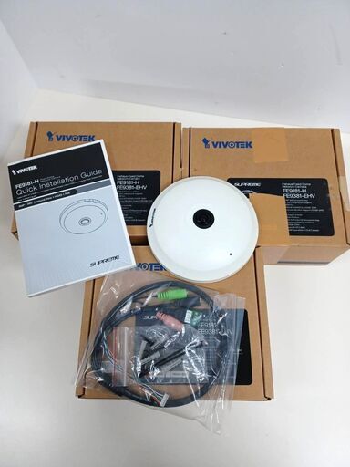 VIVOTEK/FE9181-H/フィッシュアイ ネットワークカメラ3個セット