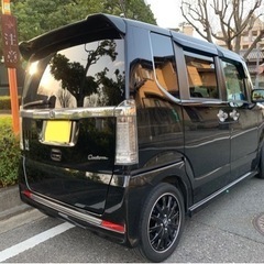 値下げ　N-BOXカスタム　ターボSSブラックスタイルパッケージ　H 29年式の画像