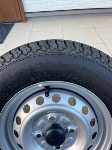 145/80r12  80/78Ｎ　LTホイールとタイヤ4本セット