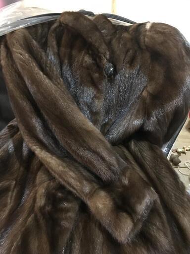 超最高級のミンク毛皮ハーフコート