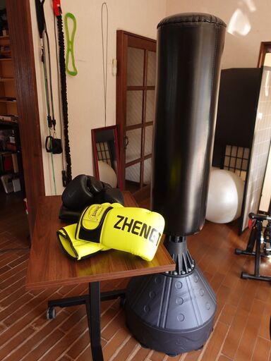 部屋トレ！◆サンドバッグ（ストレス発散！） ◆ボクシング・格闘技◆ パンチ、キック両用