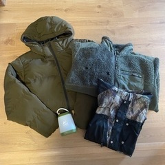 【お譲り先決定】キャンプウェア3着＆ライトセット★早い者勝ち