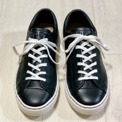 新品 24㎝ 税込定価17,050円 アダムエロペ 別注 コンバース オールスター converse all star coupe ox ブラック 牛革 レザーの画像