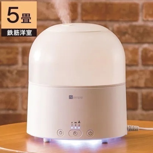 ニトリ加湿器　ウルリ　M ホワイト