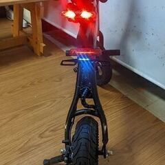 DoubleHunter P10 折り畳電動自転車 カート付原付二種 公道仕様の画像