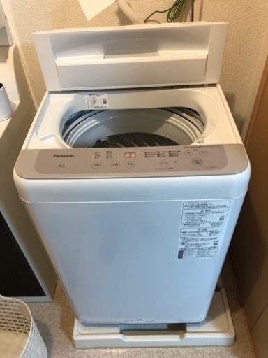 決まりました！美品✨　洗濯機　Panasonic 6kg 2022 1人暮らしサイズ　配達　交換