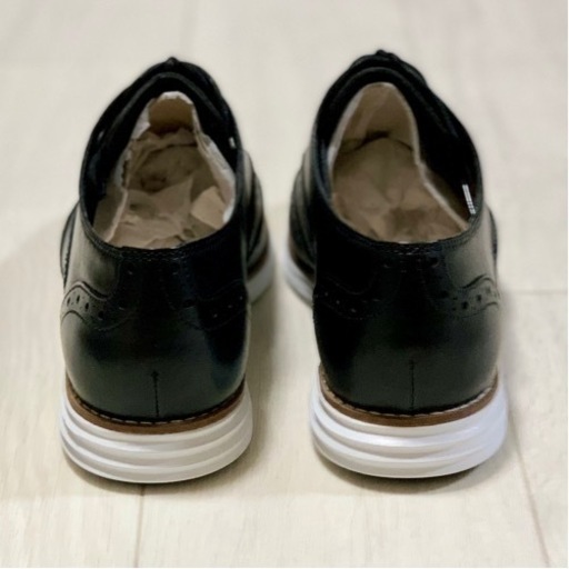 新品 コールハーン 23.5㎝ 税込定価41,800円 6.5B オリジナルグランド ウィング II 黒 ブラック W02618 やや細め COLE HAAN ウィングチップ