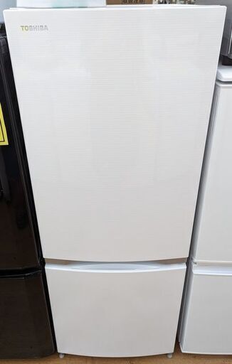 TOSHIBA 2ドア冷蔵庫 GR-M15BS 2018年製　ag-ad074