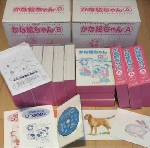 かなえちゃんカードA.B DVD付き　七田式