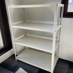 【港区引取限定】アイボリー丈夫なシェルフの画像