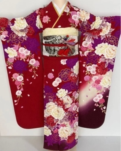 成人式の着物.髪飾りセット　最終値下げ¥38000円から更にお値下げしました❣️