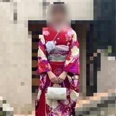 成人式の着物.髪飾りセット　最終値下げ¥38000円から更にお値下げしました❣️の画像