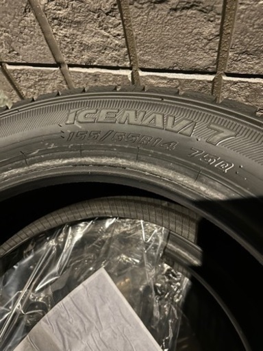 スタッドレスタイヤ 155/65R14 75Q 新品2022年製