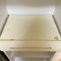 レンジ台　食器棚の画像