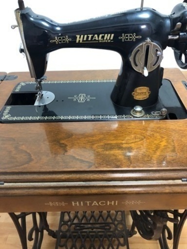 ミシン　足踏み　日立ミシン　レトロミシン