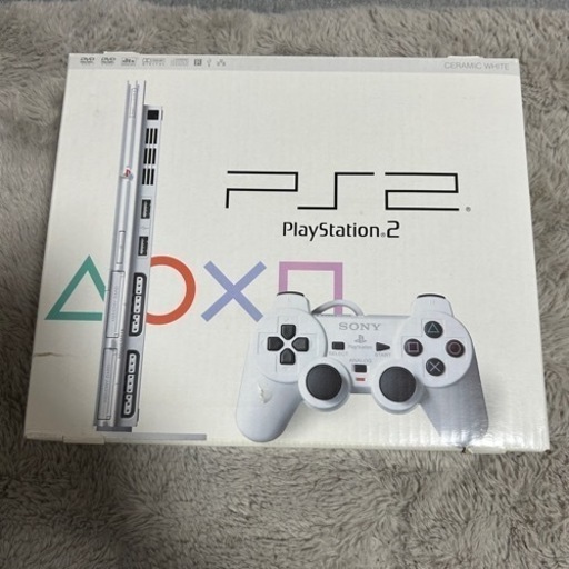 SONY PlayStation2 SCPH-77000 ホワイト＋コントローラー ＋ソフト2個