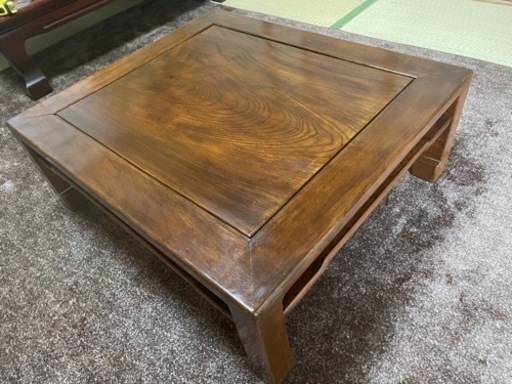 座卓　テーブル　欅　ケヤキ