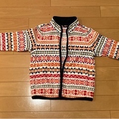 ▼値下げ▼  子供服／キルティングジャケット・フリース　110cmの画像