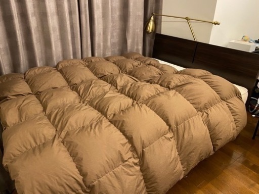 ダブルベッド　マットレス　羽毛布団　セット　大塚家具