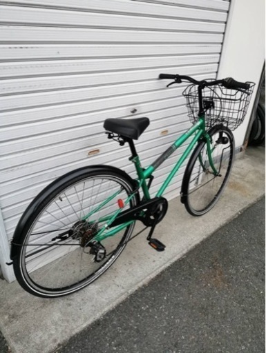 ☆前後タイヤ新古品☆ 27インチ LEDダイナモライトシティーサイクル　防犯登録料込!! [No.248]