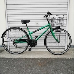 ☆前後タイヤ新古品☆ 27インチ LEDダイナモライトシティーサイクル